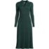 Women's Plus Size Fine Gauge Fitted Sweater Dress, Front