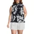 Women's Plus Size Cotton Voile Mock Neck Blouse, Front