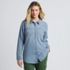 Women's Denim Button Front Shirt, Front