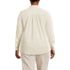 Women's Plus Size Pincord Button Front Shirt, Back