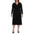 Women's Plus Size Fine Gauge Fitted Sweater Dress, Front