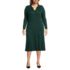 Women's Plus Size Fine Gauge Fitted Sweater Dress, Front