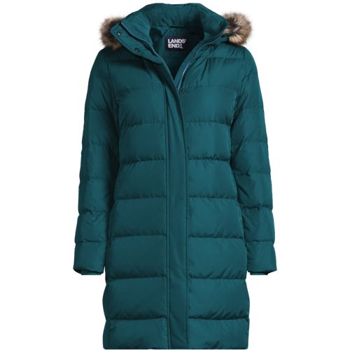 Lands 2024 End XL/18 Women’s Teal Zip Chalet Down Parka