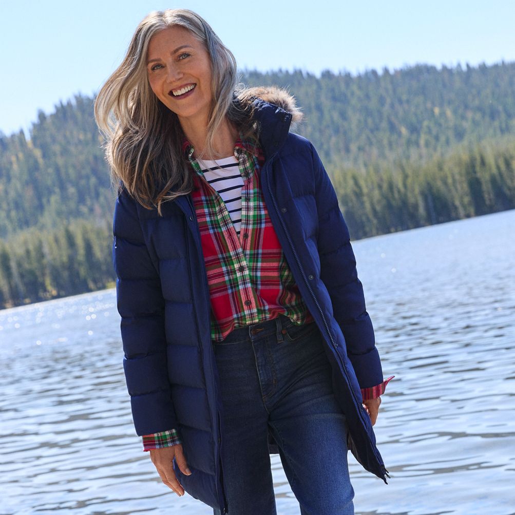 Lands End store Puffer Coat