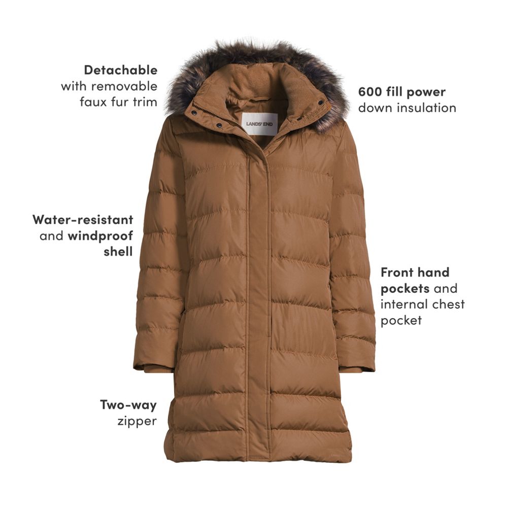 Women's Max 600 Down Puffer Coat | Lands' End