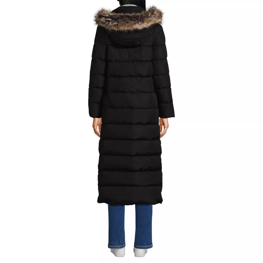 Women's Wide Channel 600 Down Puffer Long Maxi Coat