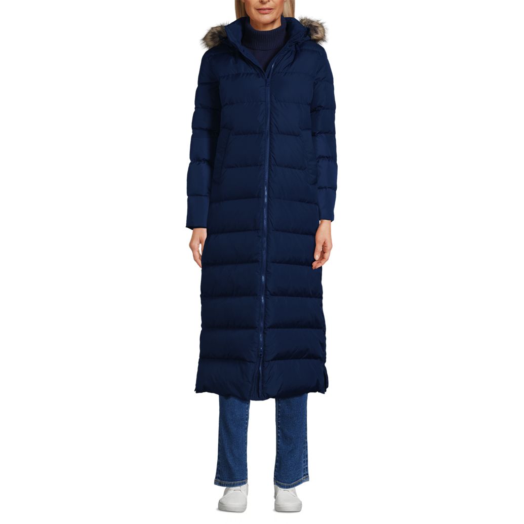 Women's Wide Channel 600 Down Puffer Long Maxi Coat