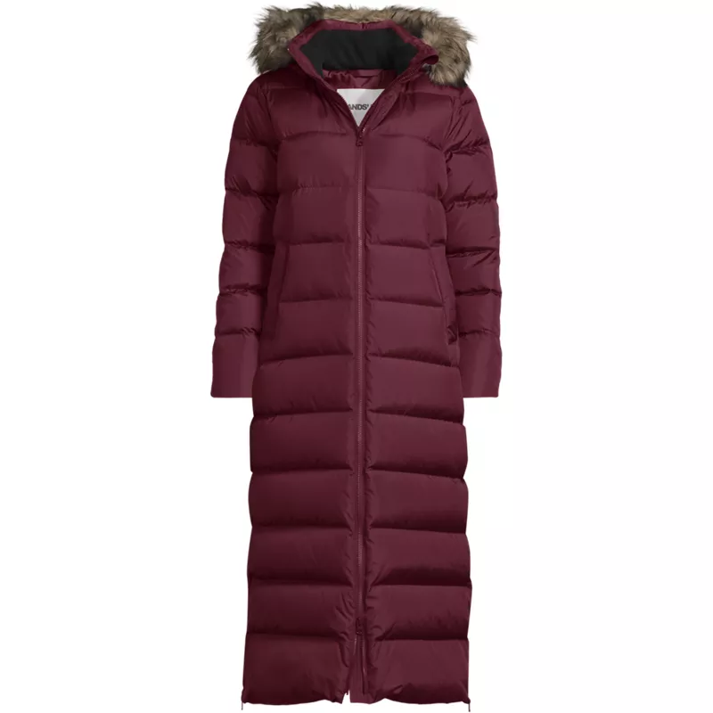Women's Plus Size Max 600 Down Long Maxi Coat, Front