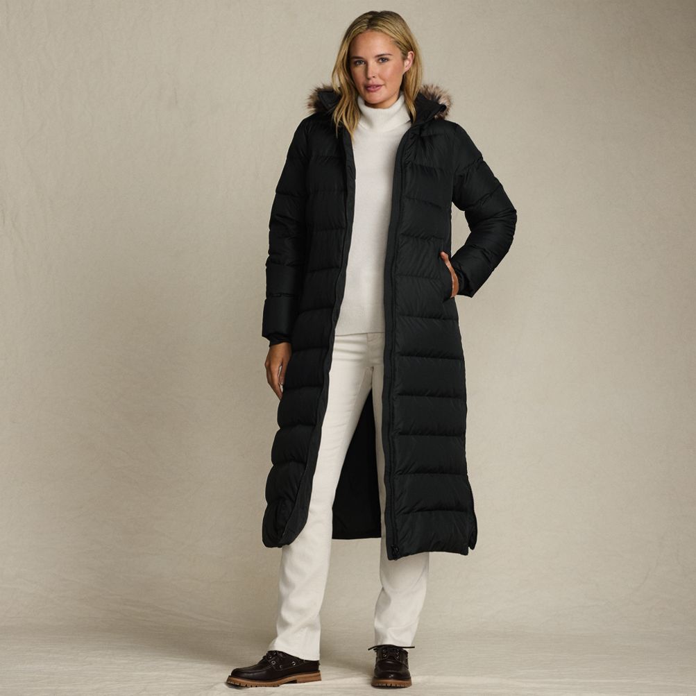 Women's Max 600 Down Long Maxi Coat | Lands' End