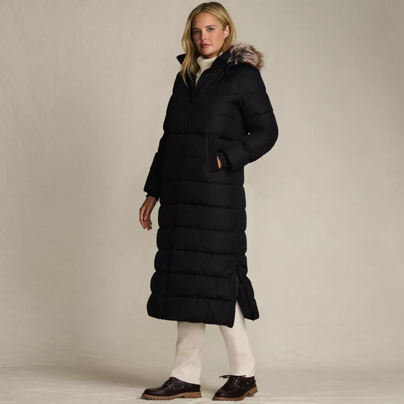 Women's Tall Max 600 Down Long Maxi Coat, Front