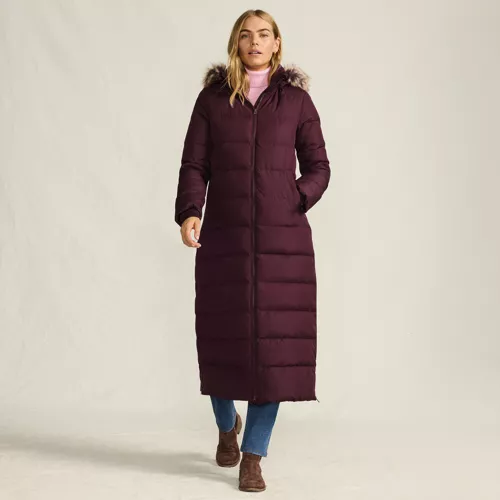 Women's Max 600 Down Long Maxi Coat, Front