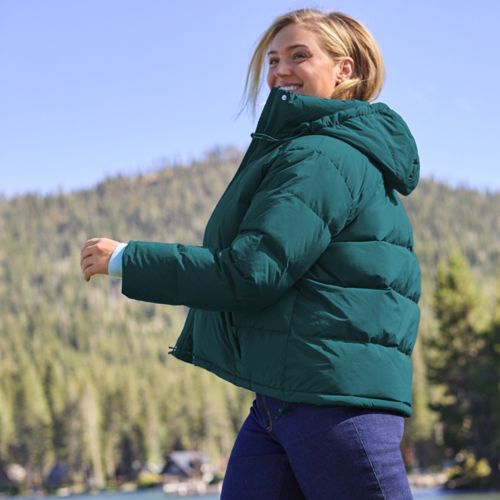 Women s Puffer Down Jackets Lands End