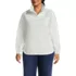 Women's Plus Size Luxe Fleece Quarter Zip, Front