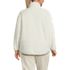 Women's Plus Size Full Zip Cozy Sherpa Fleece Jacket, Back