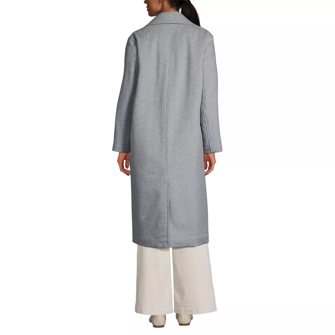 Women's Insulated Double Breasted Wool Coat