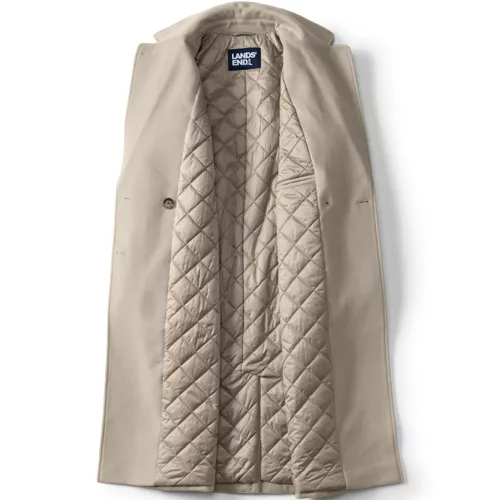 Women's Insulated Double Breasted Wool Coat, alternative image