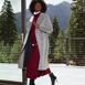 Women's Insulated Double Breasted Wool Coat, alternative image