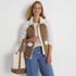 Women's Mixed Media Sherpa Fleece Jacket, alternative image