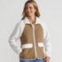 Women's Mixed Media Sherpa Fleece Jacket, Front