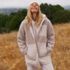 Women's Sherpa Quilted Mixed Media Parka, alternative image