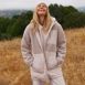 Women's Sherpa Quilted Mixed Media Parka, alternative image