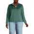 Women's Plus Size Anyweather Fleece Half Zip Pullover, Front