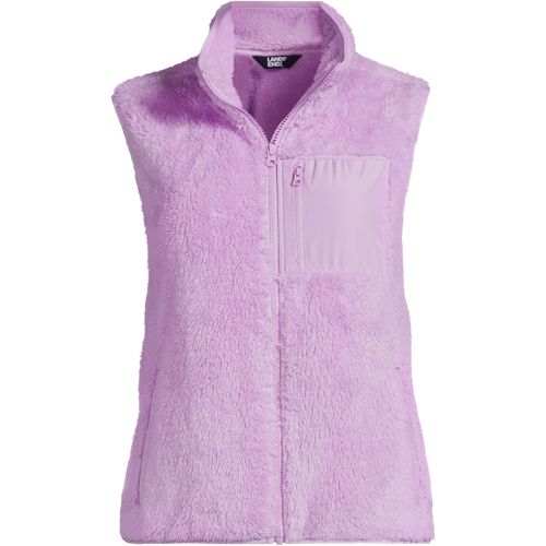 Women's Cozy Sherpa Fleece Vest, Front