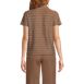 Women's Textured Boxy Polo, Back