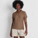 Women's Textured Boxy Polo, Front