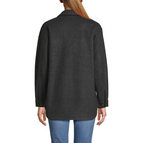 Women's Luxe Fleece Shirt Jacket - image 5