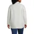Women's Plus Size Luxe Fleece Shirt Jacket, Back