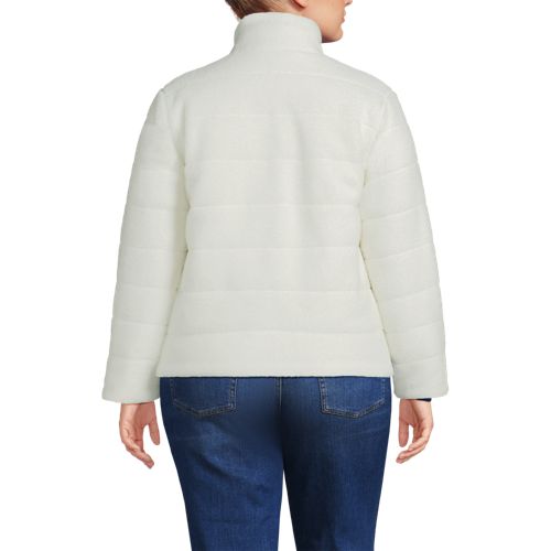 Women's Sherpa Fleece Puffer Jacket - image 3
