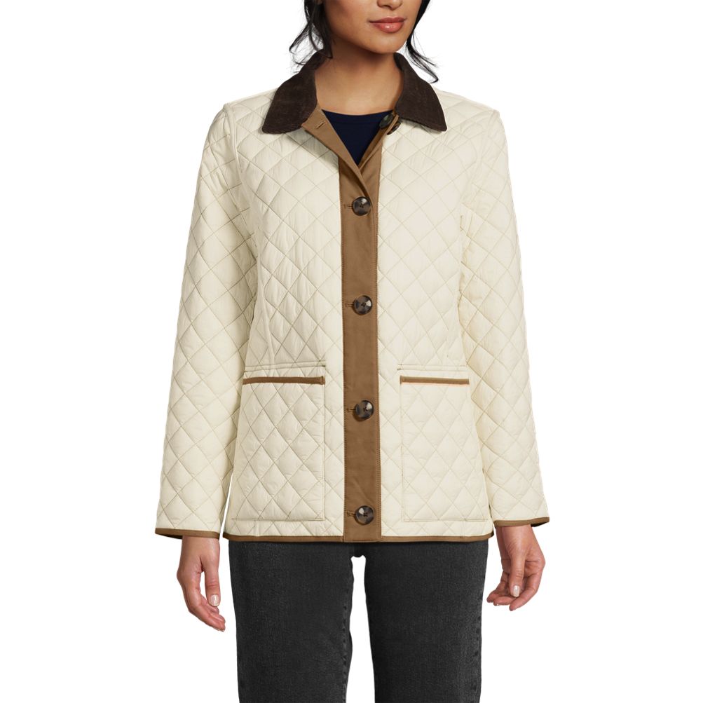 Women's Reversible Barn Quilted Insulated Jacket | Lands' End