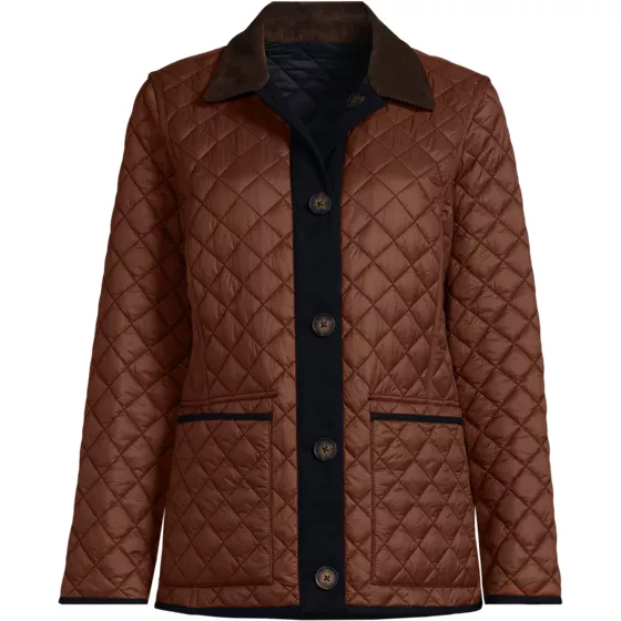 Women's Reversible Barn Quilted Insulated Jacket - primary