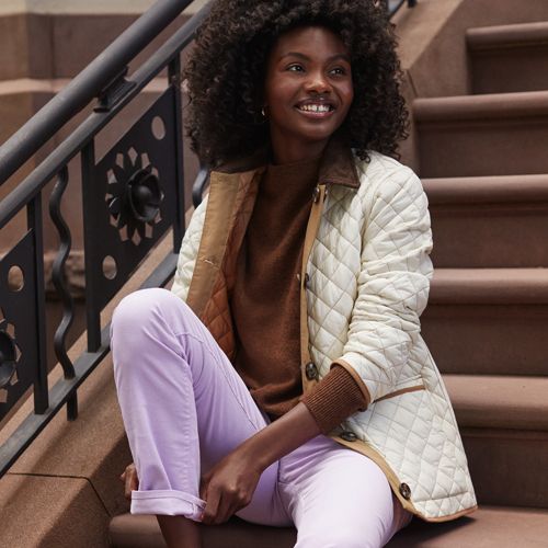 Women's Reversible Barn Quilted Insulated Jacket