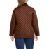 Women's Plus Size Reversible Barn Quilted Insulated Jacket, Back