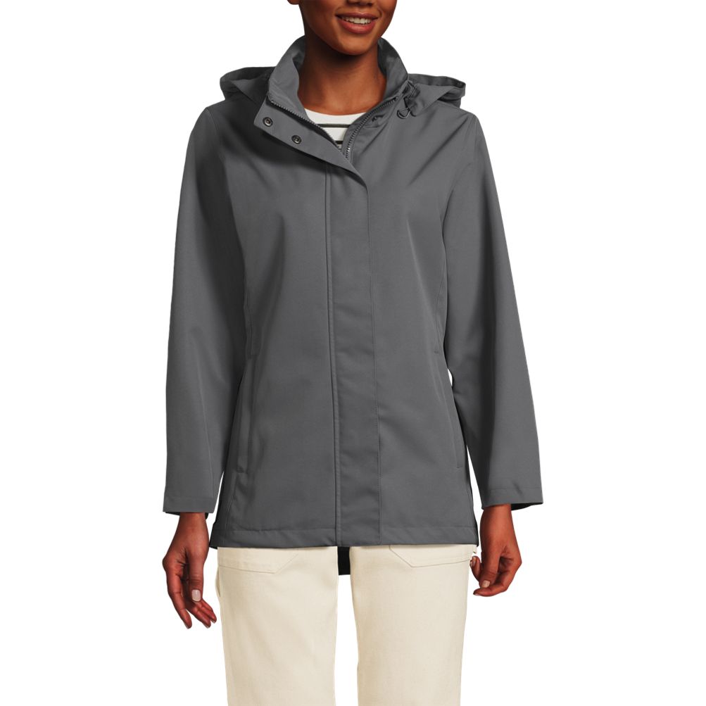 9090 Piping Shell Hooded Jacket ライトグレーXL Men's Half Zip Shell Jacket | EvoShield