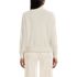 Women's Cashmere Johnny Collar Sweater, Back