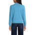 Women's Cashmere Johnny Collar Sweater, Back