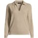 Women's Cashmere Johnny Collar Sweater, Front