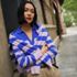 Women's Cashmere Johnny Collar Sweater, alternative image
