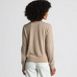 Women's Cashmere Johnny Collar Sweater, Back