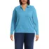 Women's Plus Size Cashmere Johnny Collar Sweater, Front
