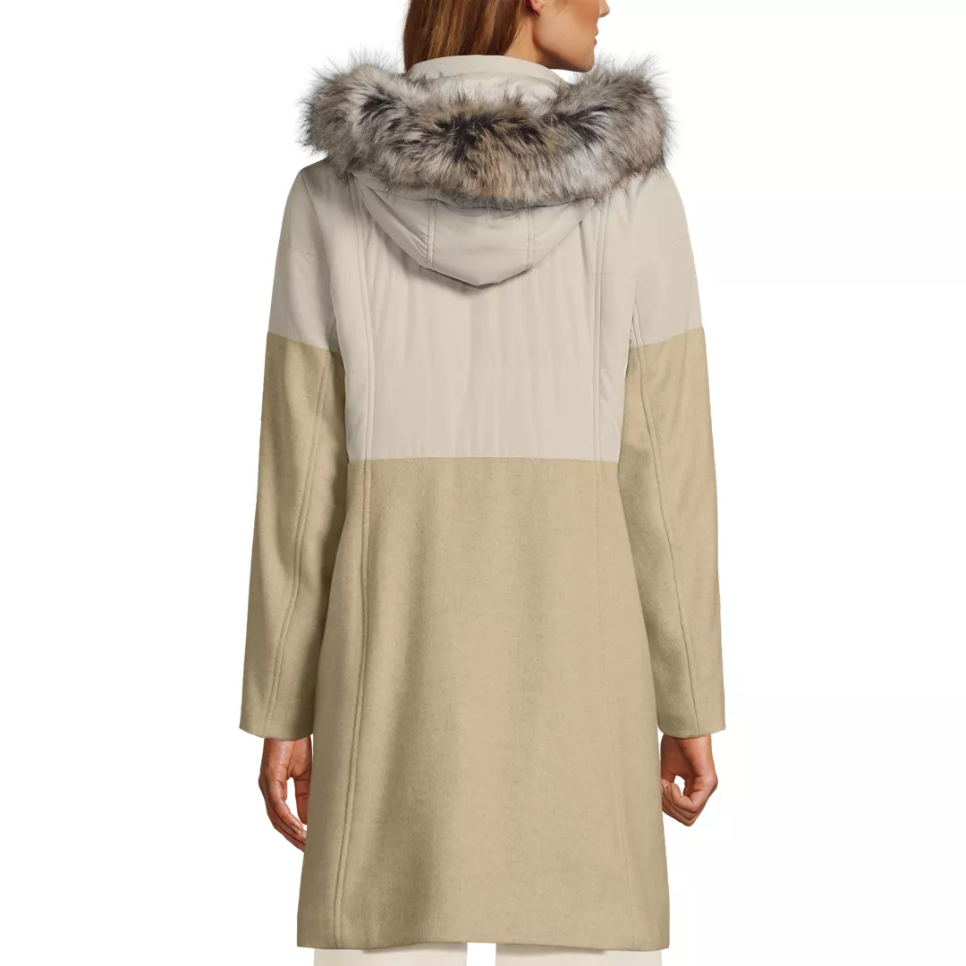 Women's Wool Hybrid Coat