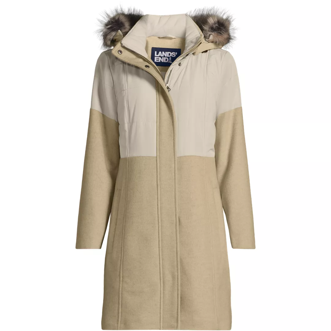 Women's Wool Hybrid Coat
