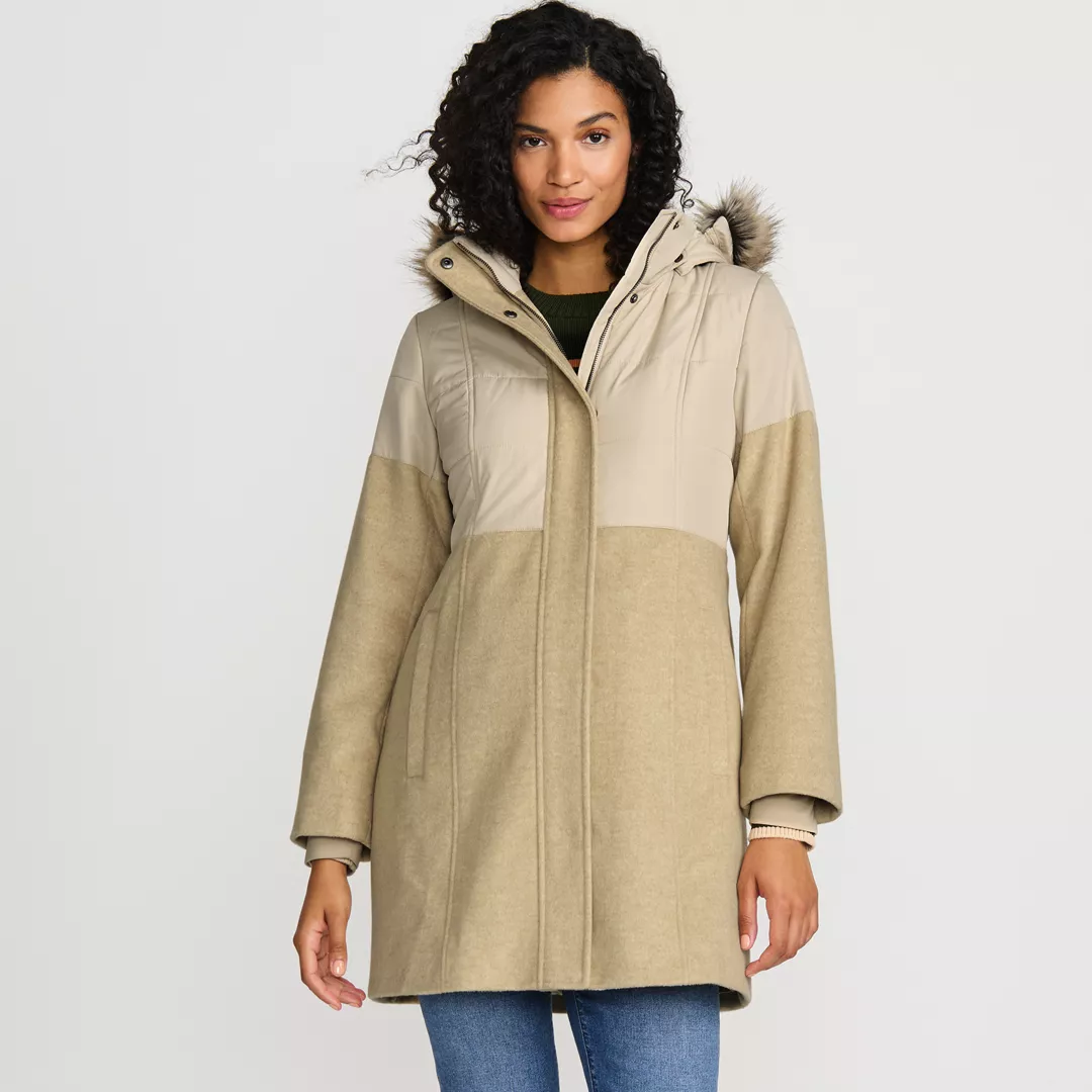 Women's Wool Hybrid Coat
