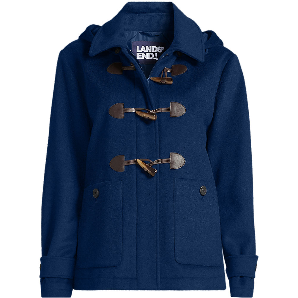 Women's Wool Duffle Jacket | Lands' End Women's Wool Duffle Jacket | Lands' End