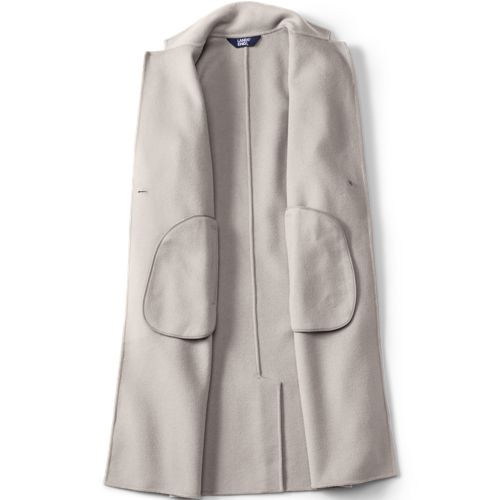 Women's Plus Size Wool Blend Top Coat - image 2