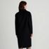 Women's Wool Blend Top Coat, Back