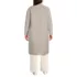 Women's Plus Size Wool Blend Top Coat, Back